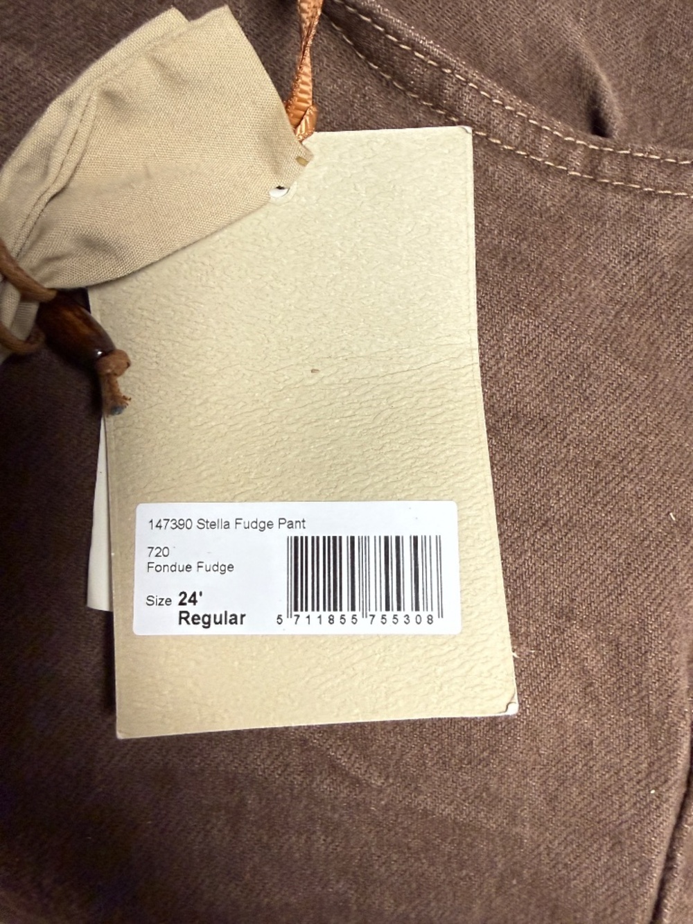 NWT MOS MOSH Scandinavian Luxury Denim Stella Fudge Pant Jeans Women's size 24 - Picture 3 of 11